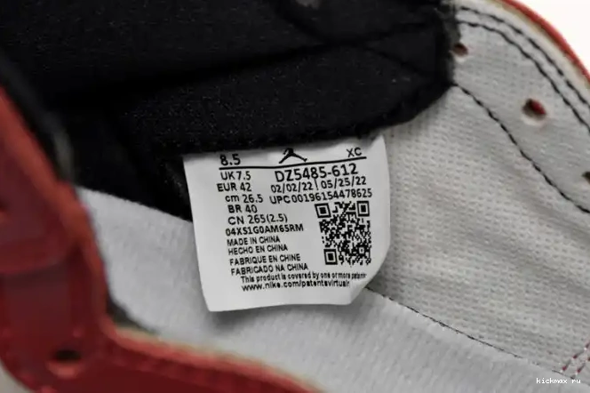 Rep MAX Retro OG 1 High Jordan Chicago DZ5485-612 Found and Lost 0430
